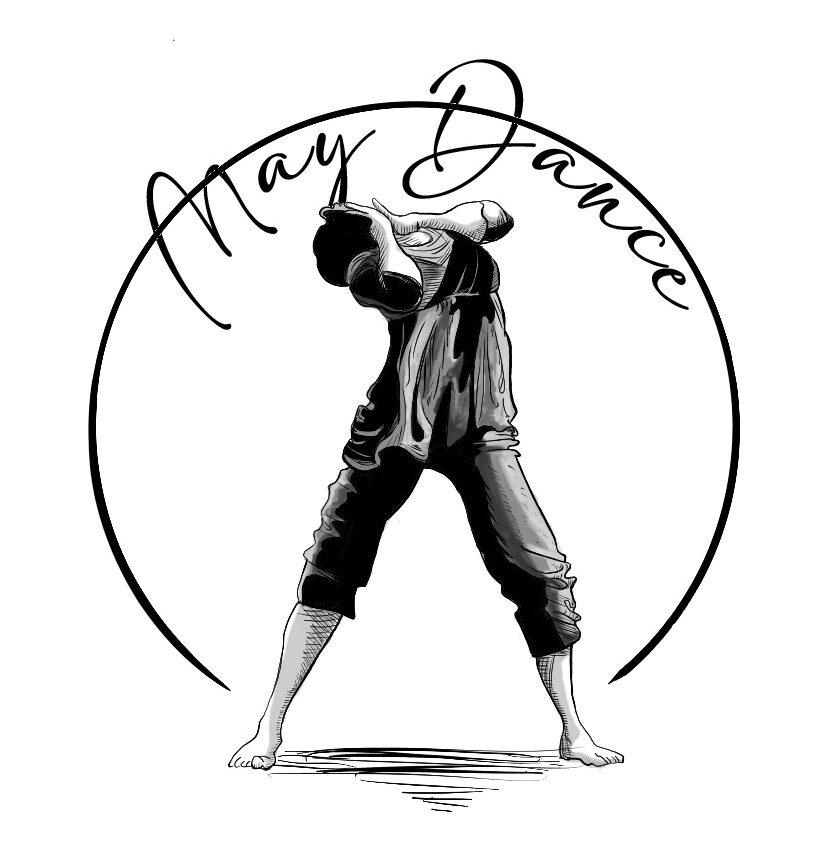 logo avec corps d'une danseuse